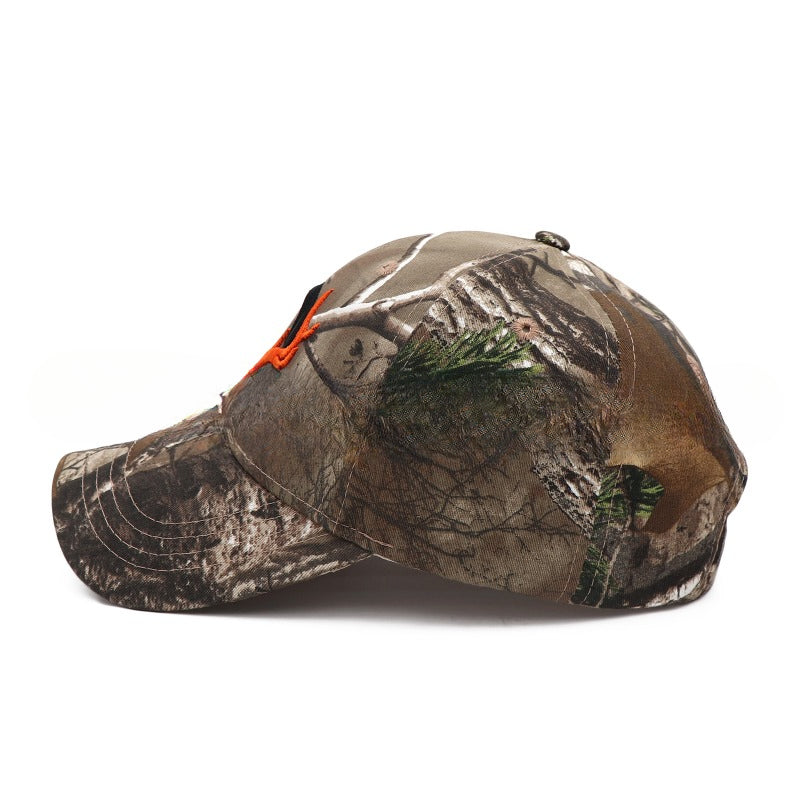 Wholesale Deer Embroidered Camouflage Outdoor Sports Baseball Hat